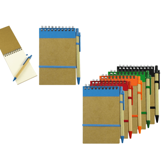 Libreta Ecológica con Tapas de Cartón Reciclado
