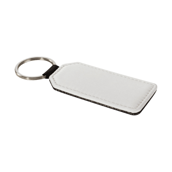 Llavero rectangular con forma «bandera»