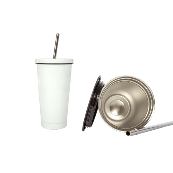 Vaso Blanco de Acero Inoxidable para Sublimación