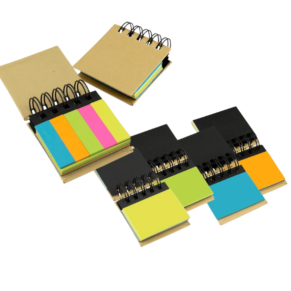 Set Ecológico 180 notas adhesivas tapa dura